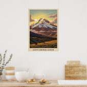 Mount Chimborazo Ecuador V04 Poster (Keuken)