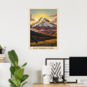 Mount Chimborazo Ecuador V04 Poster (Thuiskantoor)