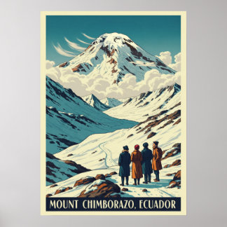 Mount Chimborazo Ecuador V05 Poster
