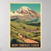 Mount Chimborazo Ecuador V06 Poster (Voorkant)