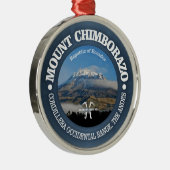 Mount Chimborazo Metalen Ornament (Rechts)