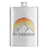 Mount Chocorua New Hampshire Retro Flacon (Voorkant)