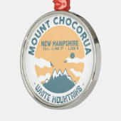 Mount Chocorua New Hampshire - Retro Metalen Ornament (Links)