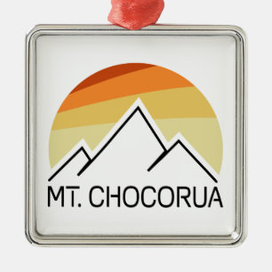 Mount Chocorua New Hampshire Retro Metalen Ornament