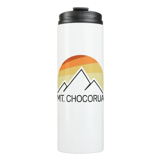 Mount Chocorua New Hampshire Retro Thermosbeker (Voorkant)