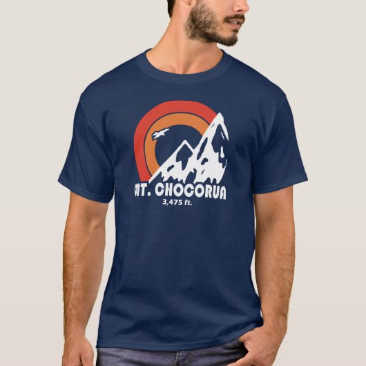 Mount Chocorua New Hampshire Sun Eagle T-shirt (Voorkant)