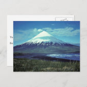Mount Cleveland Volcano, eilanden van de vier berg Briefkaart (Voorkant / Achterkant)