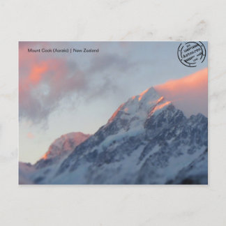 Mount Cook (Aoraki) (Neuseeland) Postkarte Briefkaart