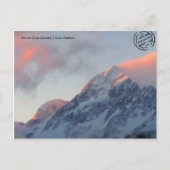 Mount Cook (Aoraki) (Neuseeland) Postkarte Briefkaart (Voorkant)