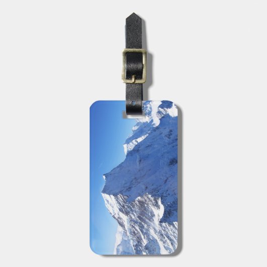 Mount Cook (Aoraki) Peak, Nieuw-Zeeland Bagagelabel (Voorkant verticaal)