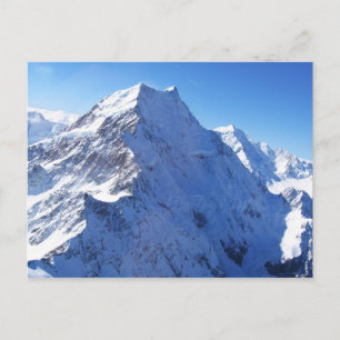 Mount Cook (Aoraki) Peak, Nieuw-Zeeland Briefkaart