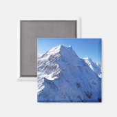 Mount Cook (Aoraki) Peak, Nieuw-Zeeland Magneet (Voorkant / Achterkant)