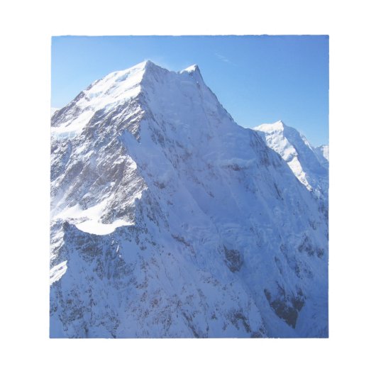 Mount Cook (Aoraki) Peak, Nieuw-Zeeland Notitieblok (Voorkant)