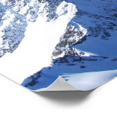 Mount Cook (Aoraki) Peak, Nieuw-Zeeland Poster (Hoek)