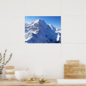 Mount Cook (Aoraki) Peak, Nieuw-Zeeland Poster (Keuken)