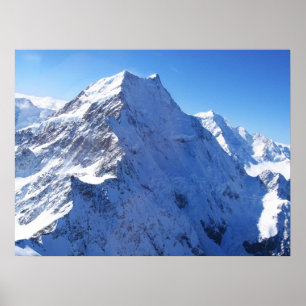 Mount Cook (Aoraki) Peak, Nieuw-Zeeland Poster