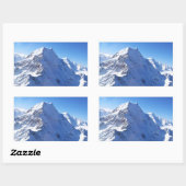 Mount Cook (Aoraki) Peak, Nieuw-Zeeland Rechthoekige Sticker (Vel)