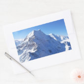 Mount Cook (Aoraki) Peak, Nieuw-Zeeland Rechthoekige Sticker (Envelop)