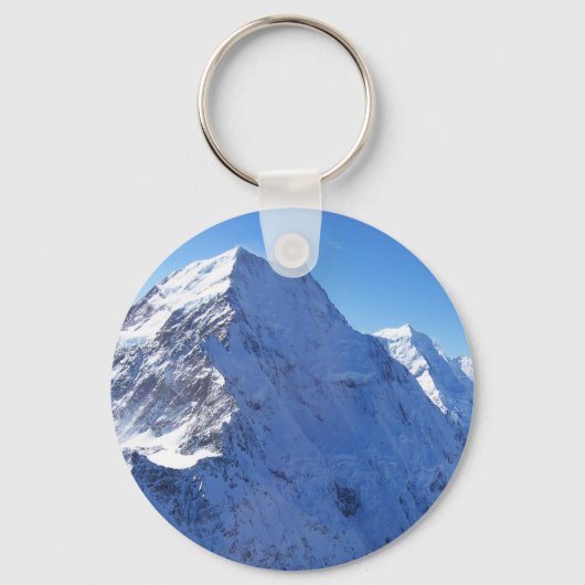 Mount Cook (Aoraki) Peak, Nieuw-Zeeland Sleutelhanger (Voorkant)