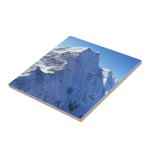 Mount Cook (Aoraki) Peak, Nieuw-Zeeland Tegeltje (Zijkant)