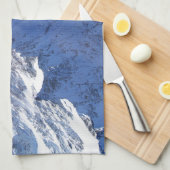 Mount Cook (Aoraki) Peak, Nieuw-Zeeland Theedoek (Quarter Fold)