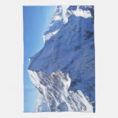 Mount Cook (Aoraki) Peak, Nieuw-Zeeland Theedoek (Verticaal)