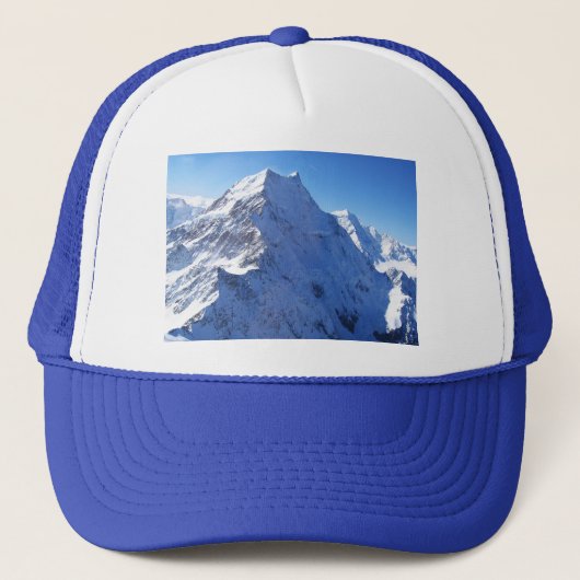 Mount Cook (Aoraki) Peak, Nieuw-Zeeland Trucker Pet (Voorkant)