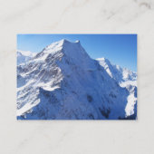 Mount Cook (Aoraki) Peak, Nieuw-Zeeland Visitekaartje (Achterkant)
