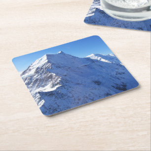 Mount Cook (Aoraki) Piek, Nieuw-Zeeland Kartonnen Onderzetters