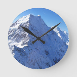 Mount Cook (Aoraki) Piek, Nieuw-Zeeland Ronde Klok