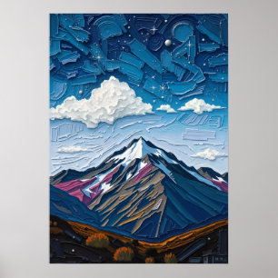 Mount Cook: Majesteit van de Zuidelijke Alpen Poster