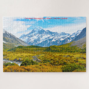 Mount Cook New Zealand Jigzaag Puzzle Legpuzzel