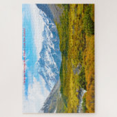 Mount Cook New Zealand Jigzaag Puzzle Legpuzzel (Verticaal)
