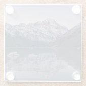 Mount Cook, Nieuw-Zeeland Glas Onderzetter (Achterkant)