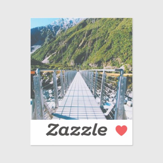 Mount Cook - Nieuw-Zeeland Sticker (Vel)