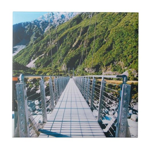 Mount Cook - Nieuw-Zeeland Tegeltje (Voorkant)