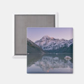 Mount Cook Nieuw-Zeelandse magneet (Voorkant / Achterkant)