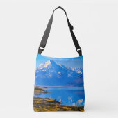 Mount Cook Overlook Lake Pukaki, NZ Crossbody Tas (Voorkant)