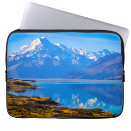 Mount Cook Overlook Lake Pukaki, NZ Laptop Sleeve