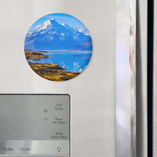 Mount Cook Overlook Lake Pukaki, NZ Magneet (Insitu (Koelkast))