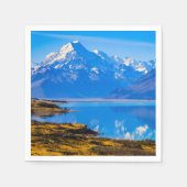 Mount Cook Overlook Lake Pukaki, NZ Servet (Voorkant)