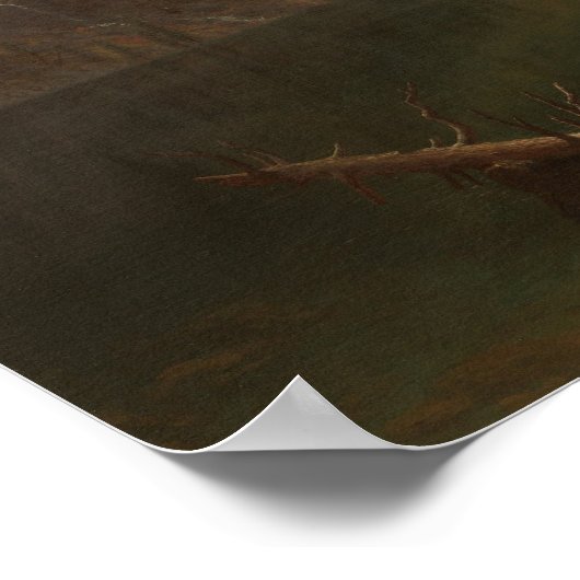 Mount Corcoran - Albert Bierstadt Fine Art Poster (Hoek)