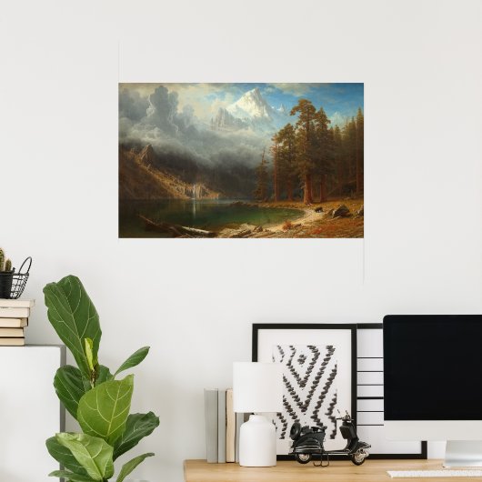 Mount Corcoran - Albert Bierstadt Fine Art Poster (Thuiskantoor)