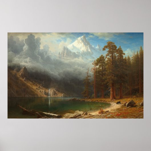 Mount Corcoran - Albert Bierstadt Fine Art Poster (Voorkant)