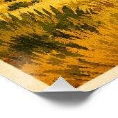 Mount Cotopaxi, Ecuador, in retrostijl Perfect Poster (Hoek)