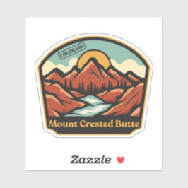 Mount Crested Butte, Colorado Sticker