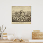 Mount de Chantal, near Wheeling, West Virginia Poster (Keuken)