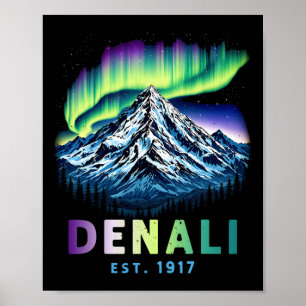 Mount Denali Alaska Berg Denali National Park Poster