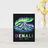 Mount Denali Alaska Mountain Denali National Park  Kaart (Gele Bloem)