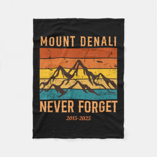 Mount Denali National Park Mount McKinley Verenigd Fleece Deken